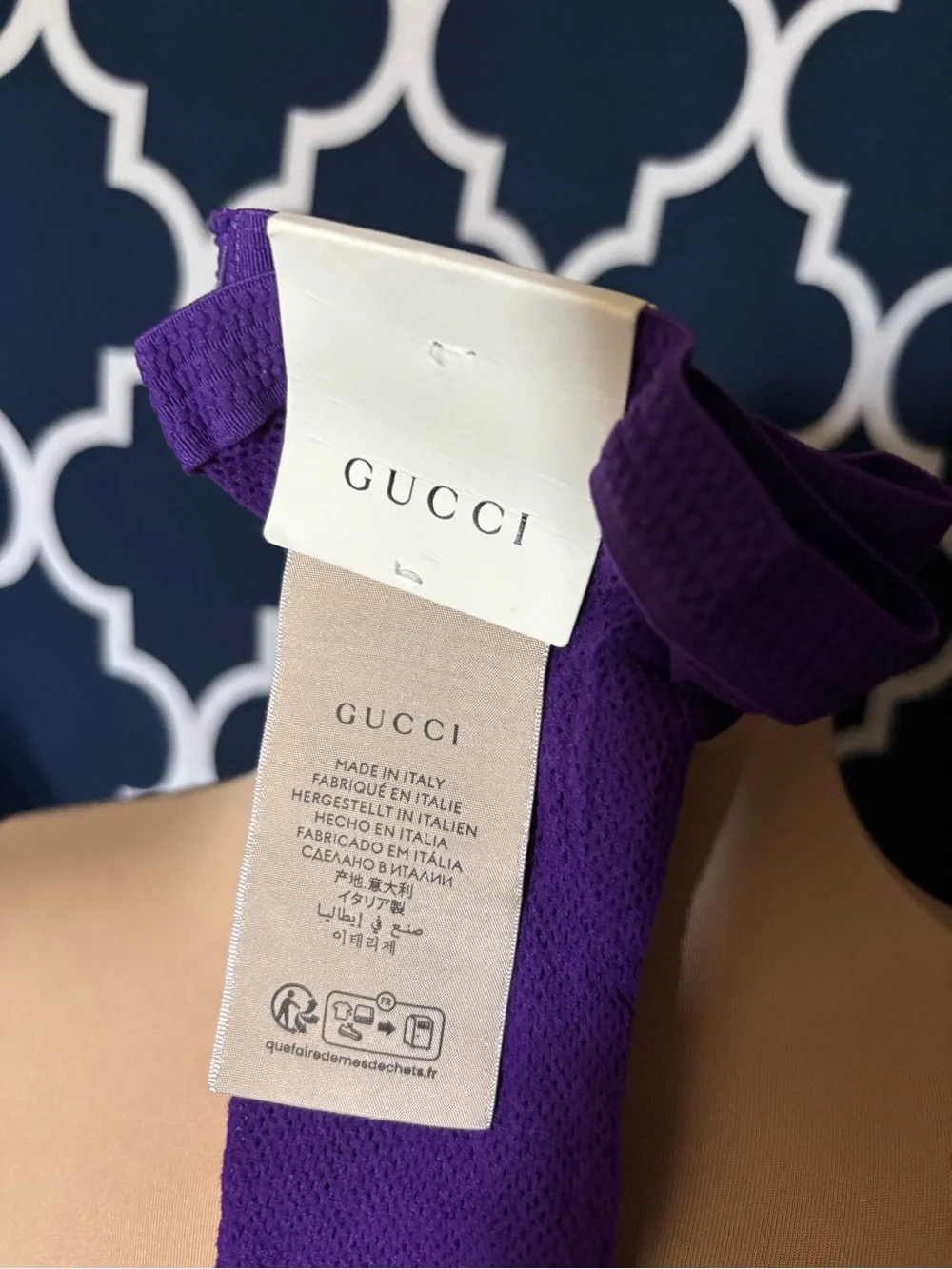 Gucci Women’s Tights New Bay Violet Medium